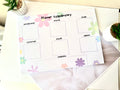wiosenny planer tygodniowy - Lilac Paper